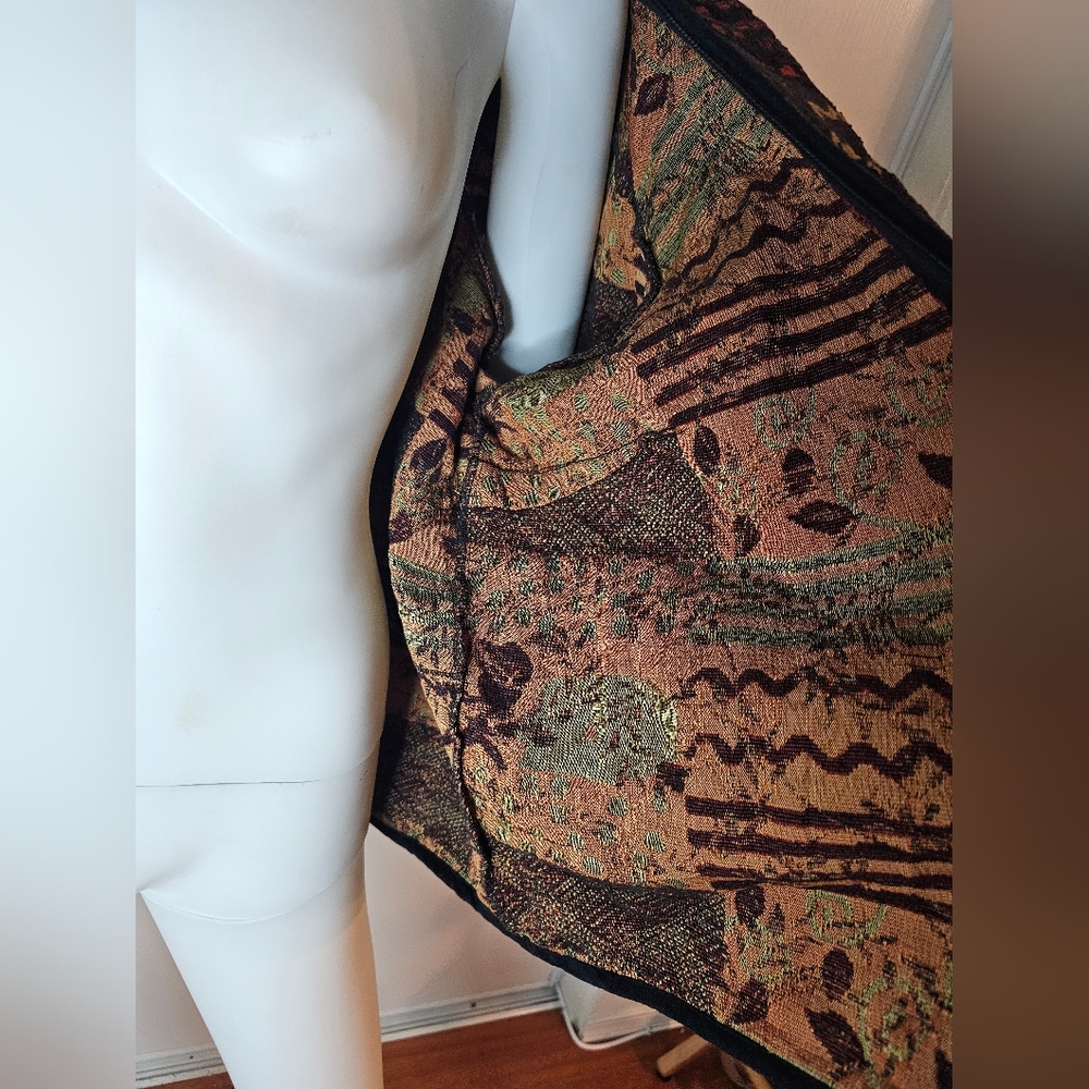 VTG Studio Works Woman Multicolor Patterned Jacket Size 2X - Picture 4 of 10